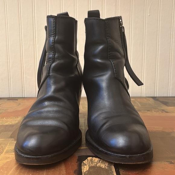 Black Acne ankle boots size 8 - Picture 3 of 5